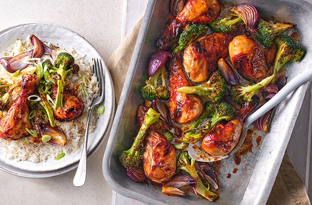 Wednesday: Sticky honey and miso chicken