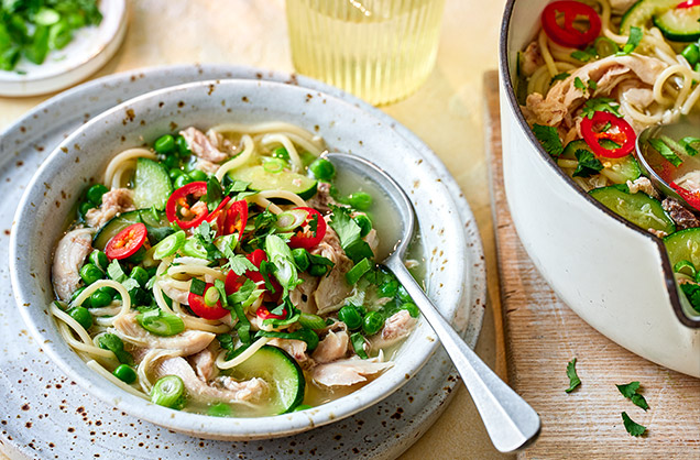Thursday: Summer chicken noodle soup