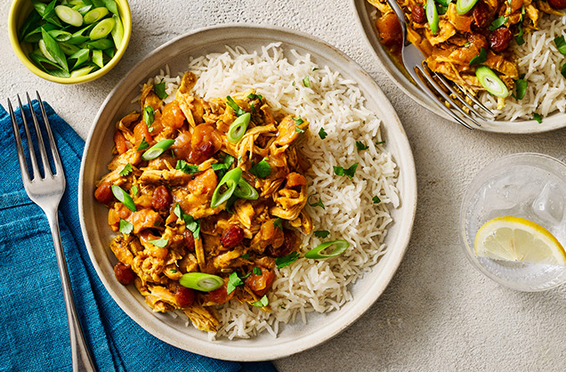 Fruity pulled coronation chicken