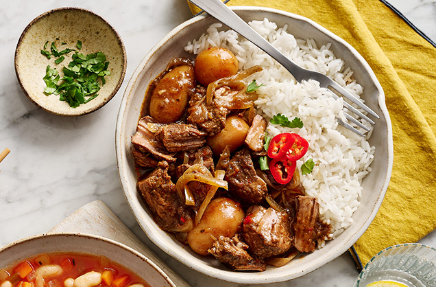Beef red Thai curry