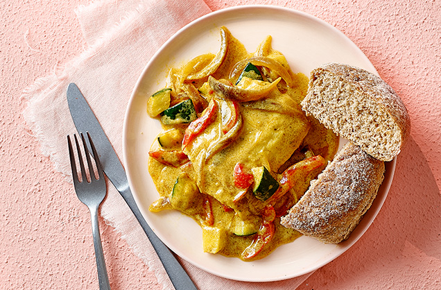 Quick fish ‘n’ veggie curry