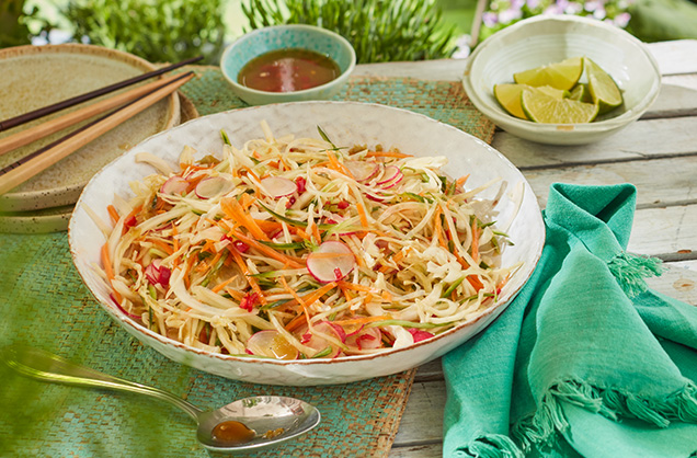 Crunchy Japanese-inspired slaw