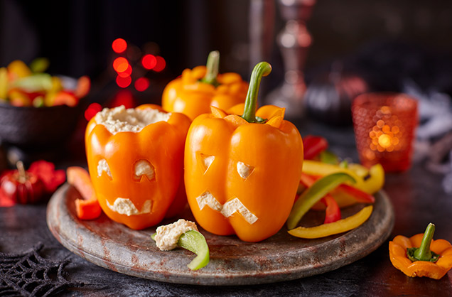 Halloween pepper dippers