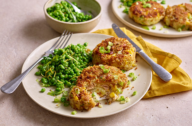 Monday: Tuna melt fishcakes