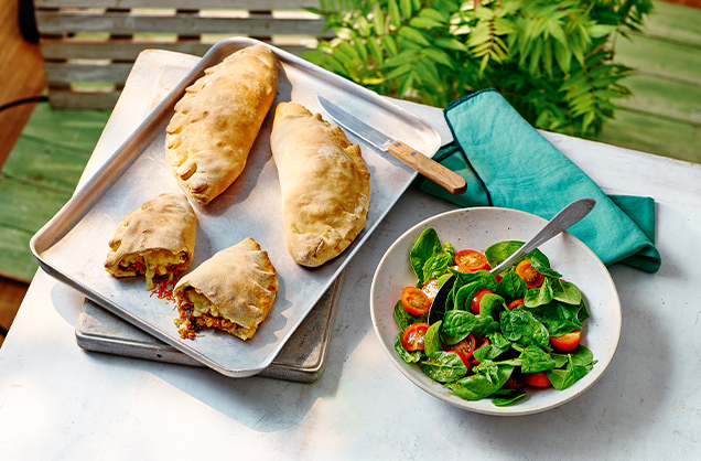 Tuesday: Tuna melt calzone