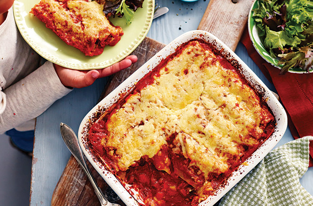 Veggie cannelloni bake recipe