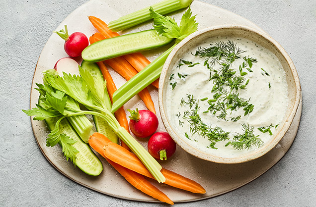 Whipped cottage cheese ranch dip