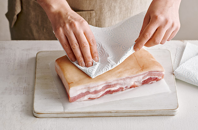 Drying the meat