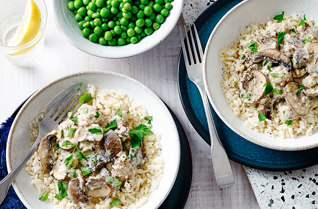Monday: Quick sausage and mushroom stroganoff
