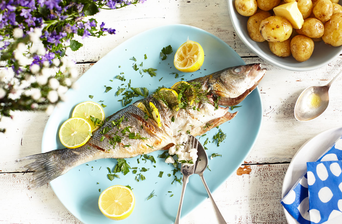 Serve and garnish
