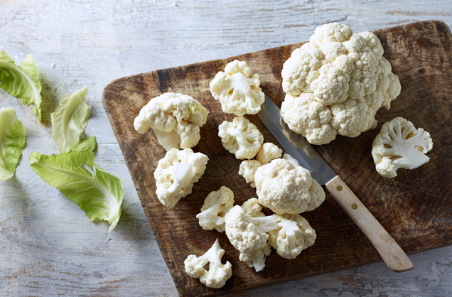 Prepare the cauliflower