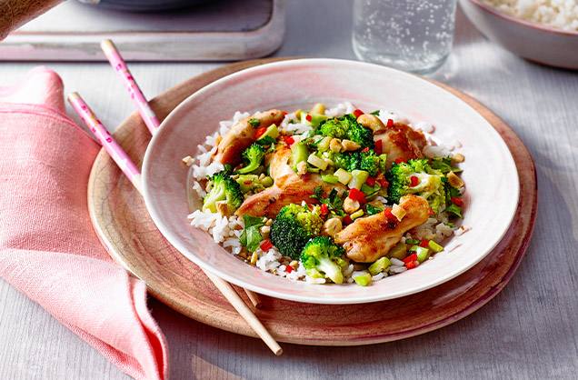 Friday: Chicken and broccoli stir-fry