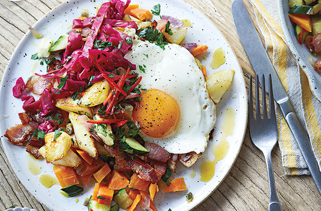 Full-of-veg hash