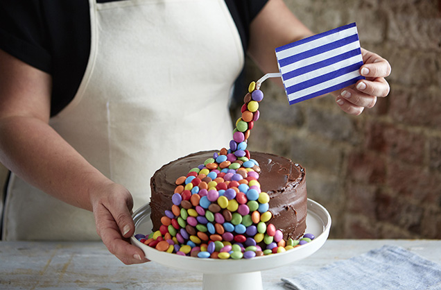Attach an empty sweetie bag