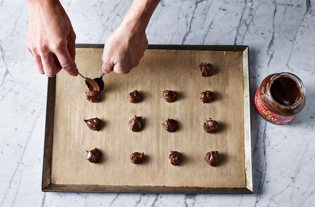 Prepare the melting middles