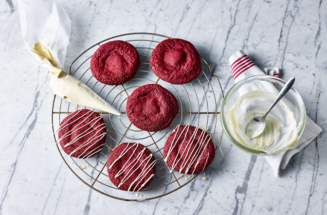 Decorate with white chocolate