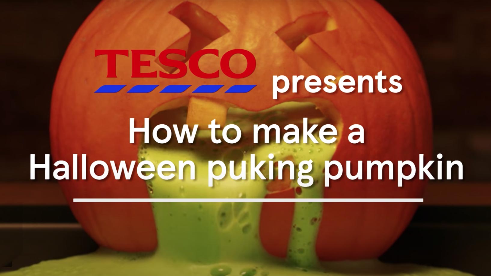 How to make a Halloween puking pumpkin