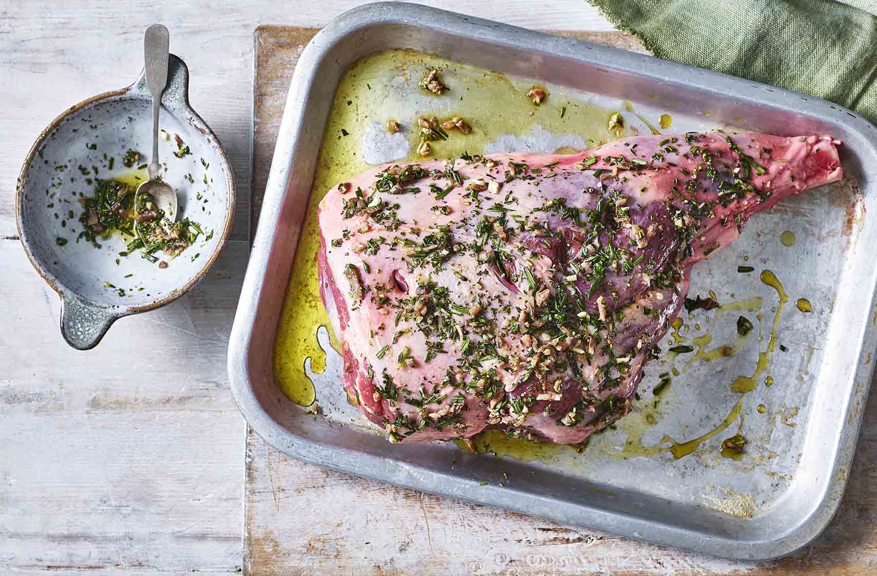 Marinade the lamb