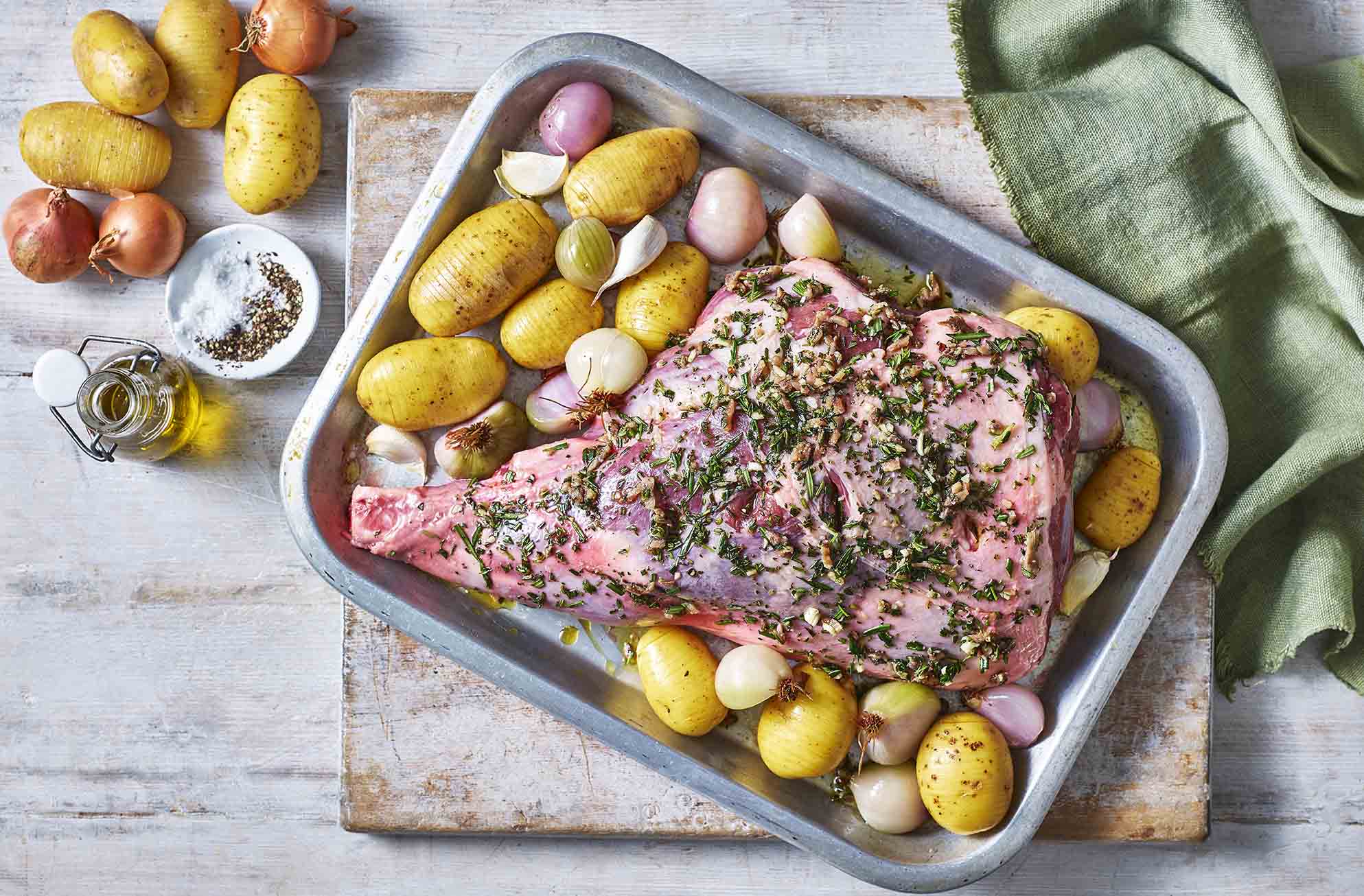 Prep the potatoes