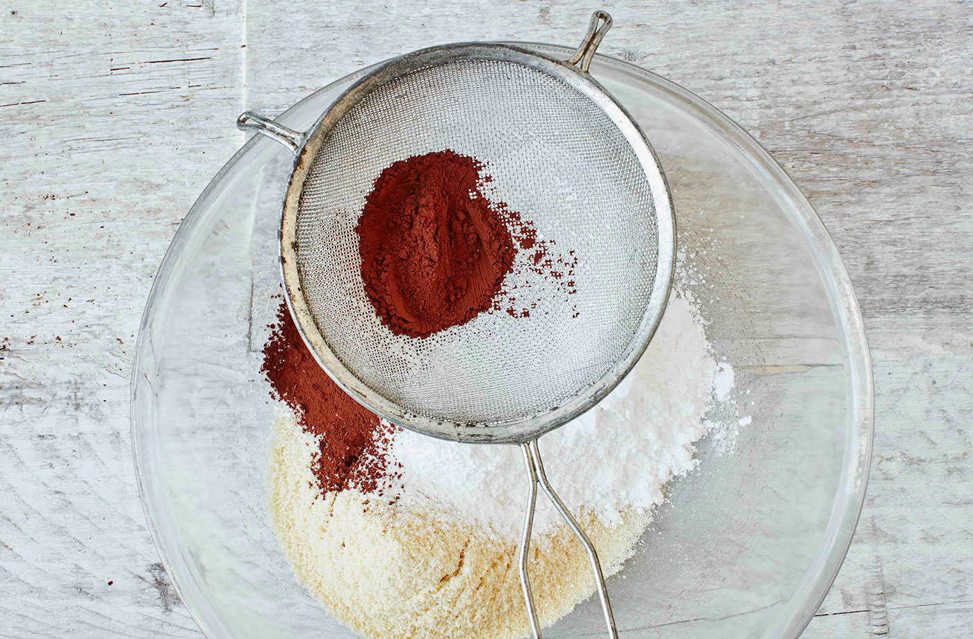 Prepare the dry ingredients