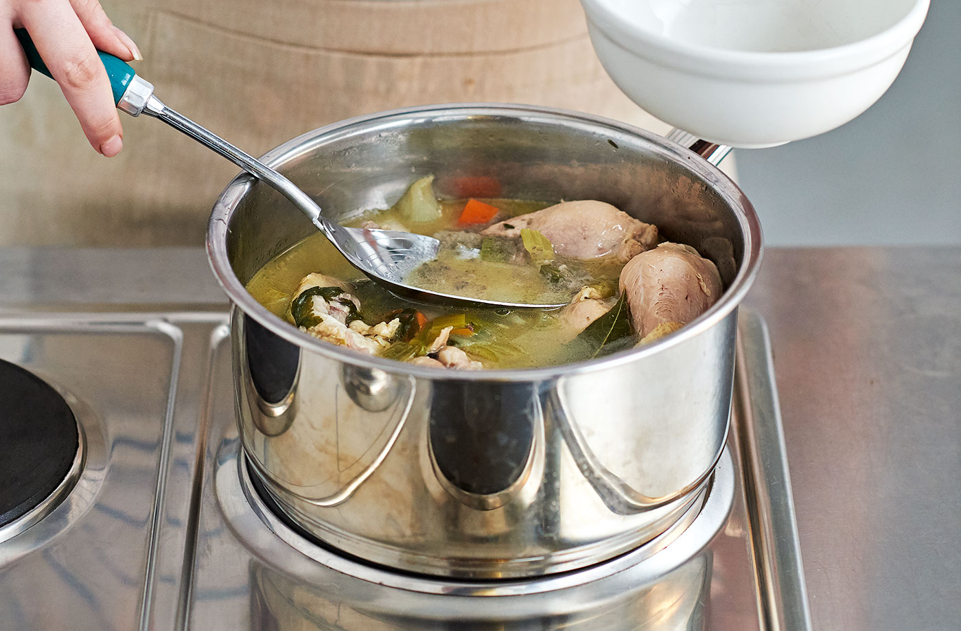 Skim and simmer