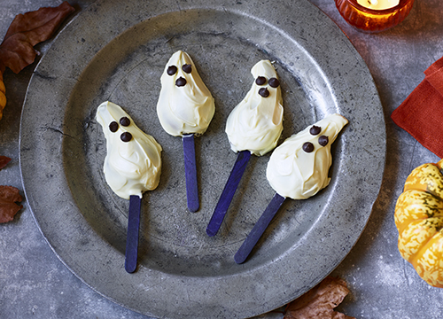 Pear ghost lollies