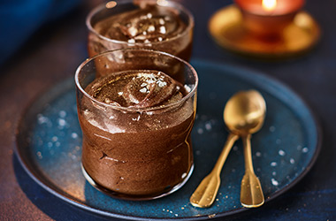 Chocolate and olive oil mousse