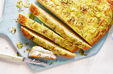 Cornish potato and rosemary focaccia