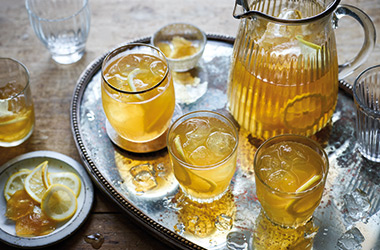 Fiery rum punch
