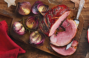 Rosemary and maple gammon