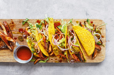 Smoky mushroom tacos