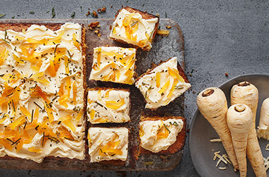 Spiced parsnip cake