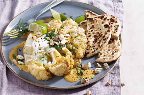 Have a whole roasted cauliflower