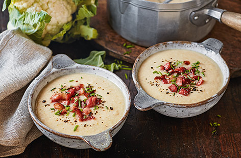 Create cauliflower soup