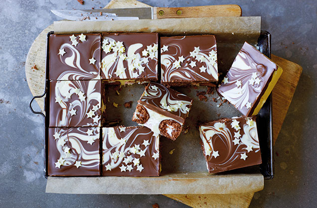 No-bake chocolate sheet cake