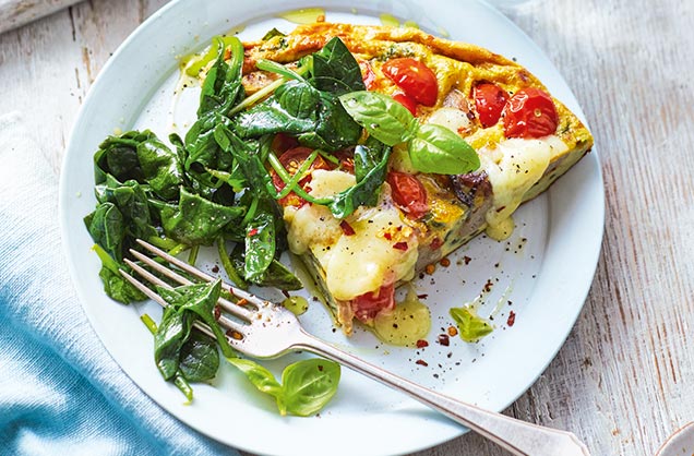 Thursday: Sausage and tomato frittata