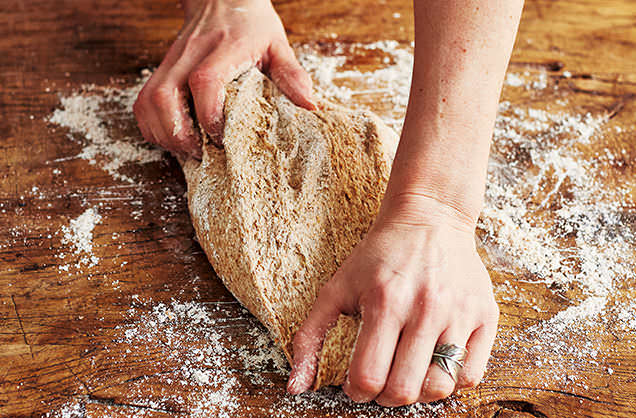 Knead the dough