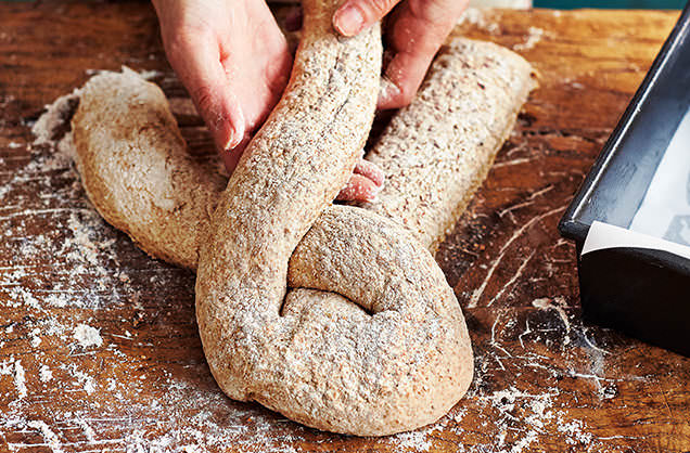 Plait the dough