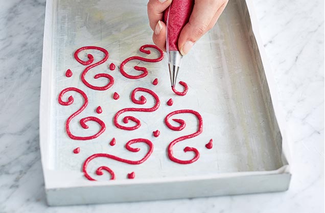 Bake the patterns