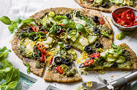 Top a pizza
