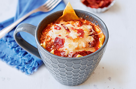 Crispy bacon lasagne