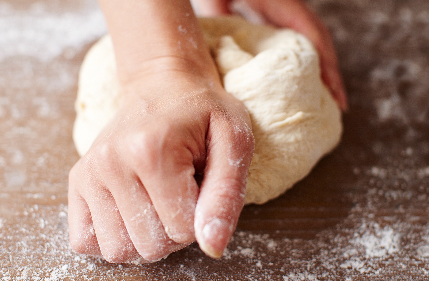 Knead the dough