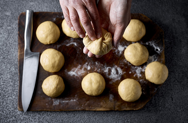 Form the buns
