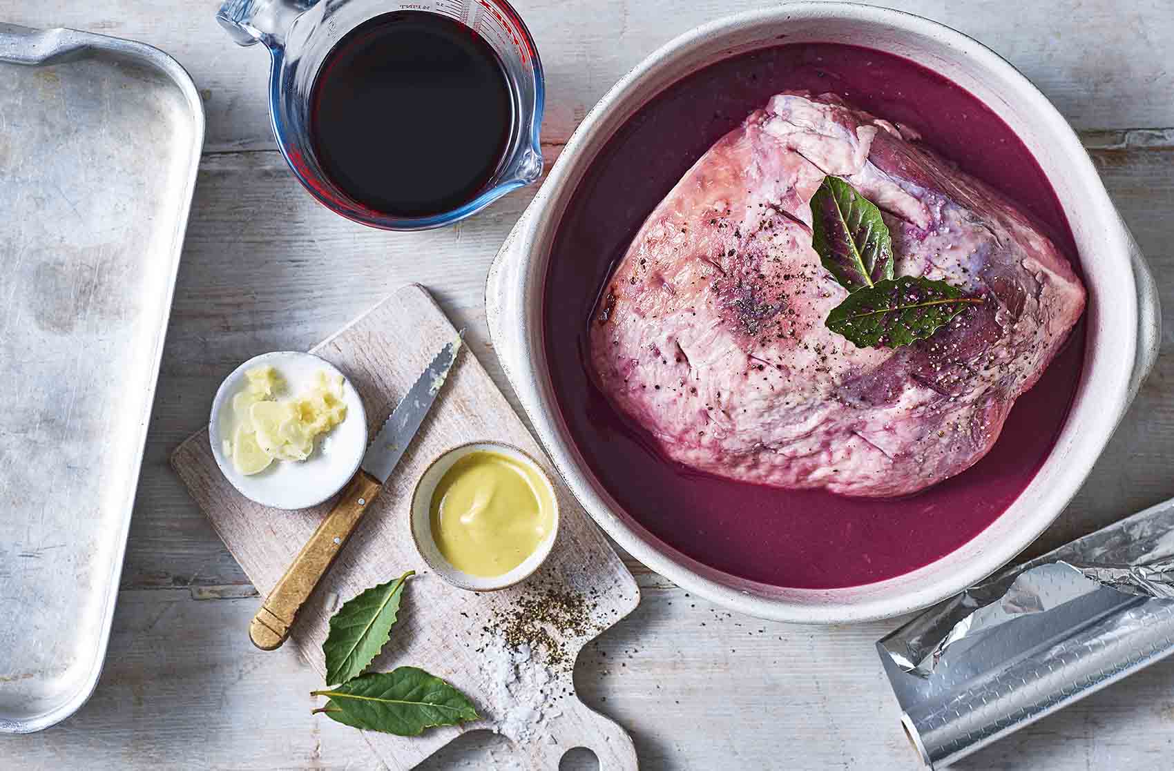 Marinade the lamb