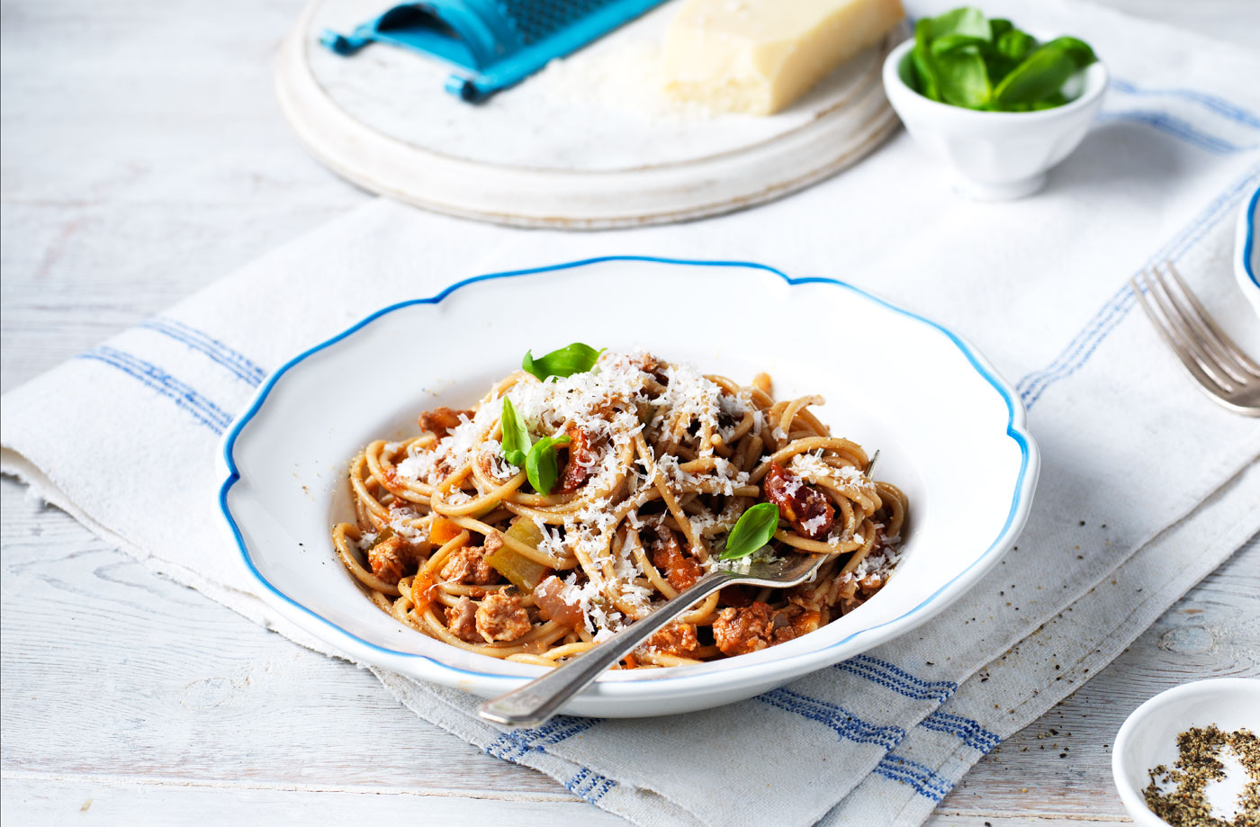 Healthy spaghetti