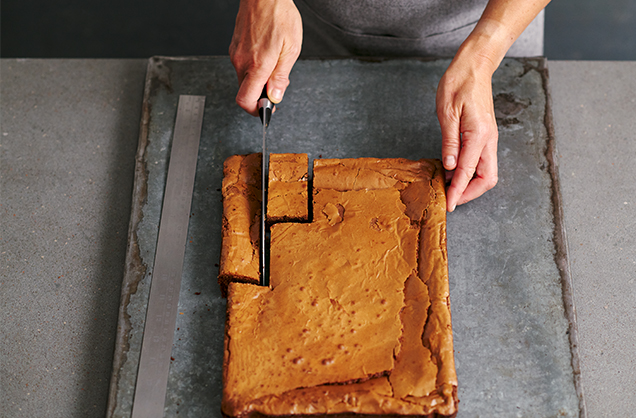 Bake the brownie