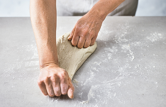 Mix the flour