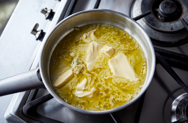 Prepare the garlic butter