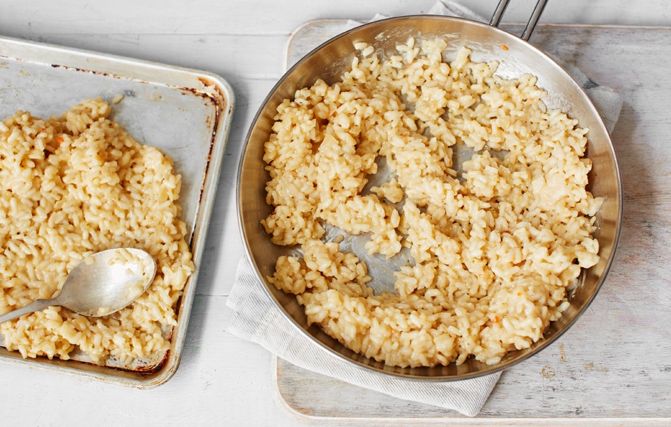 Cook the risotto