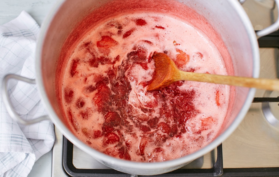 Heat the berries